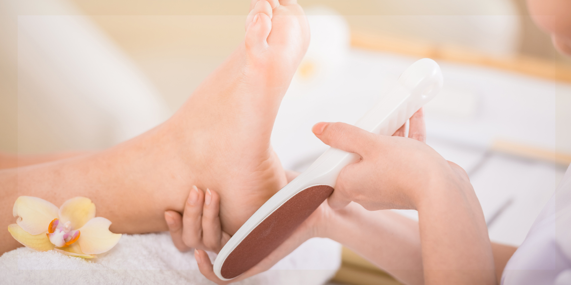 Entfernen von Rhagaden