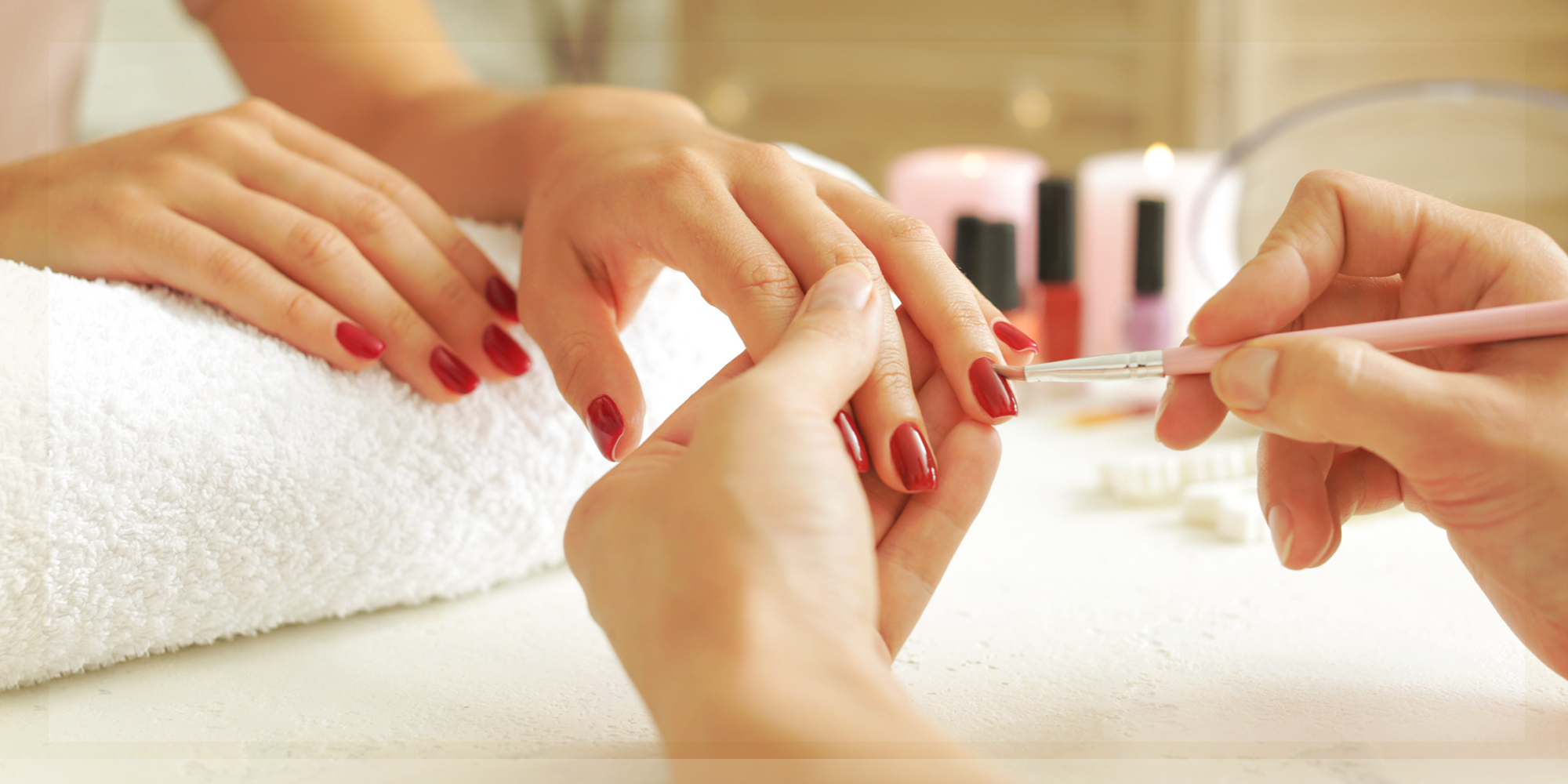 Nagellack - Acrylfüllung